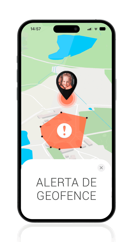 Aplicação Localizador GPS para crianças - Alerta de Geofence