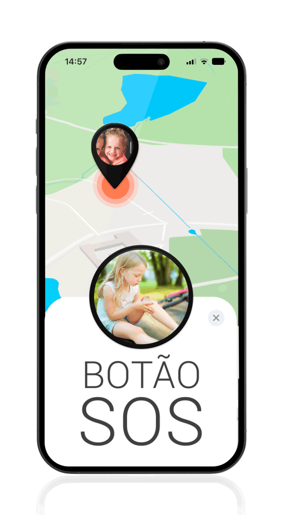 Aplicação Localizador GPS para crianças - SOS