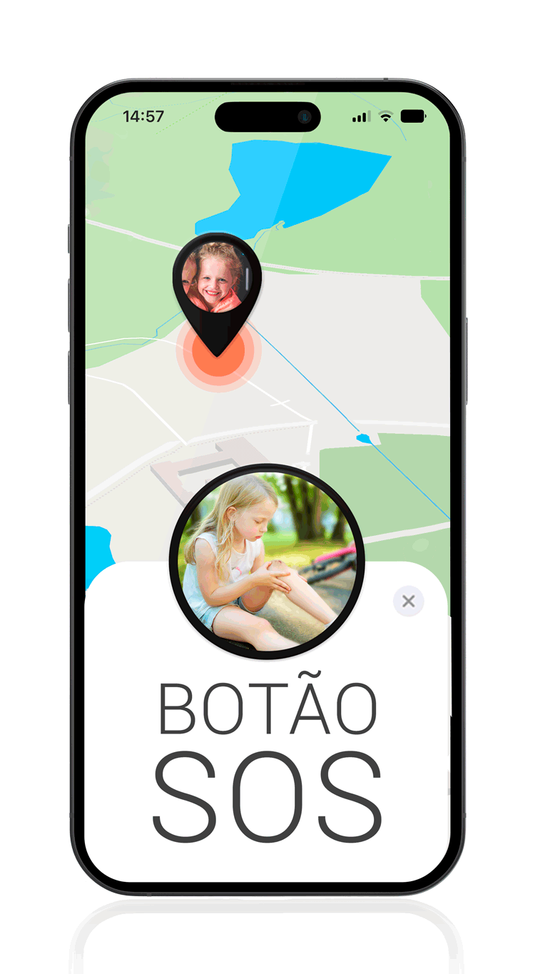 Aplicação Localizador GPS para crianças - SOS