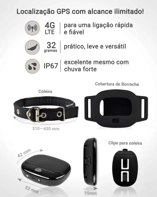 Detalhes do PET Finder 4G