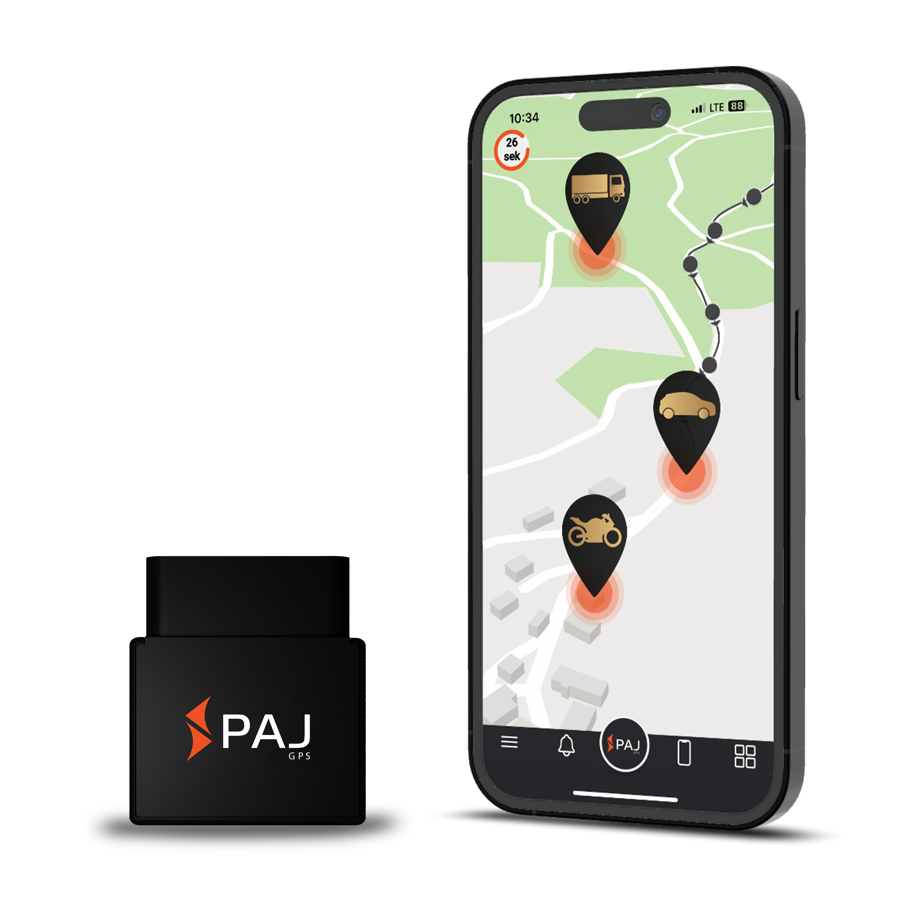 Imagem do produto PAJ CAR OBD Finder 4G 2.0