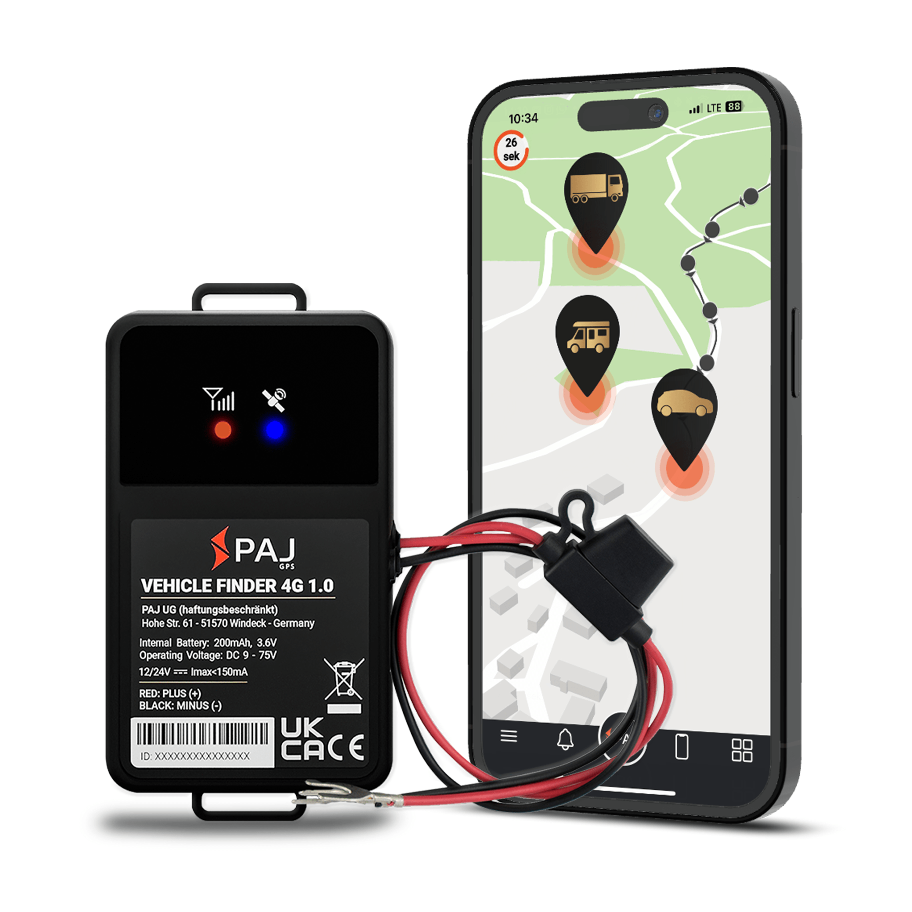 Imagem do produto PAJ VEHICLE Finder 4G 1.0