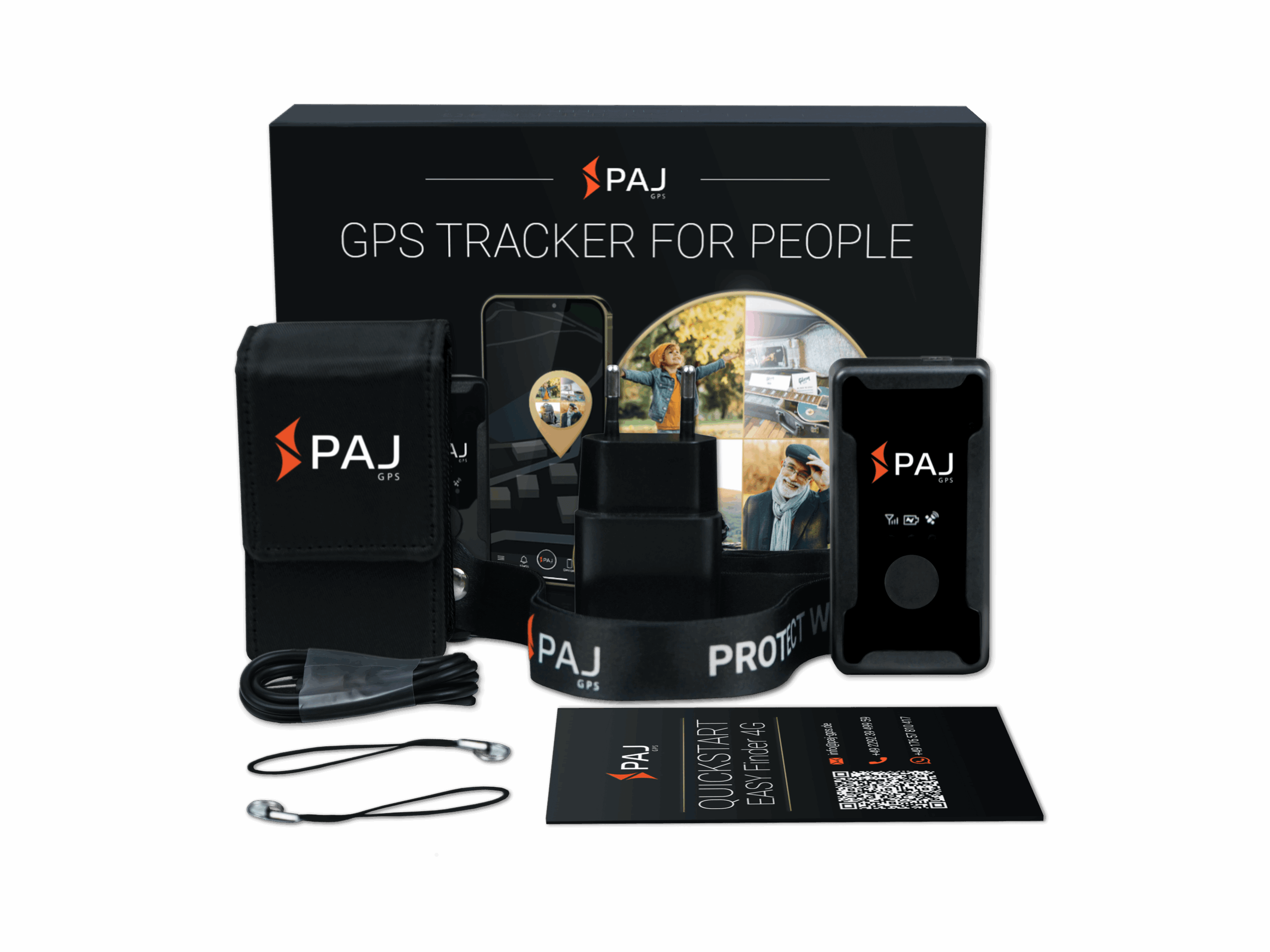 Âmbito da entrega EASY Finder 4G PAJ GPS Tracker