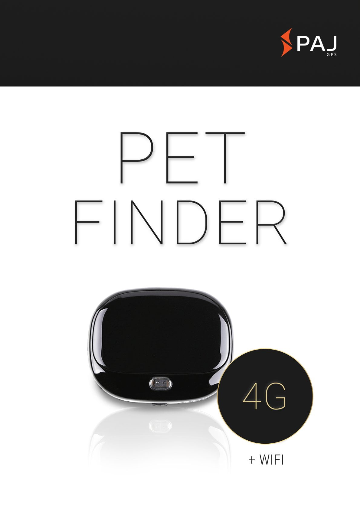 Imagem da capa para folha de dados PET Finder 4G preto