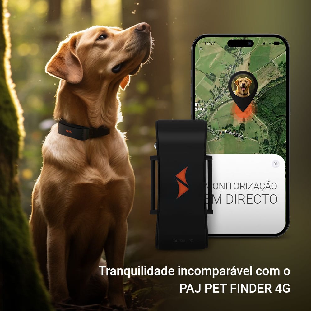 PAJ PET Finder 4G preto PAJ GPS Tracker