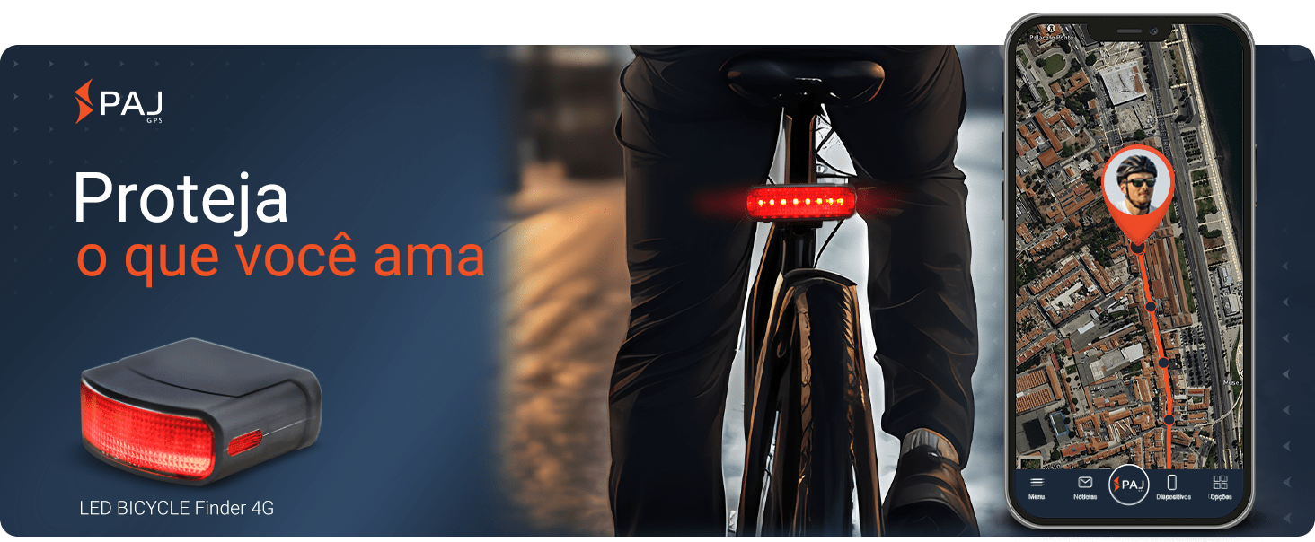 PAJ GPS LED BICYCLE Finder 4G