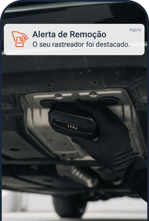 Alerta de manipulação: vista no FINDER Portal