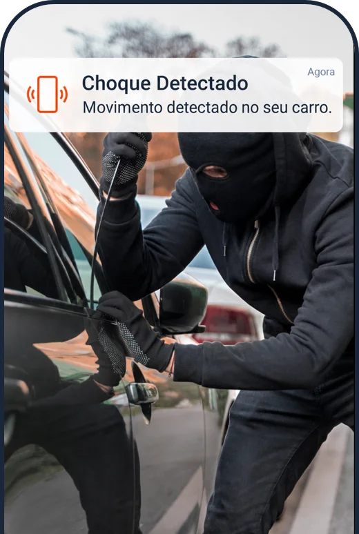 Alerta de vibração: vista no FINDER Portal