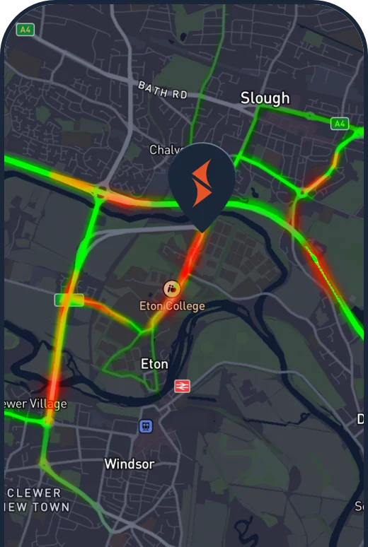 Mapa de calor: vista no FINDER Portal